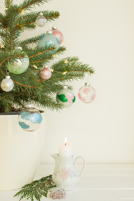 DIY - Weihnachtskugeln aufpimpen für den Tannenbaum