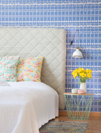 Neues Schlafzimmer + Tipps für das Einrichten mit farbigen Tapeten