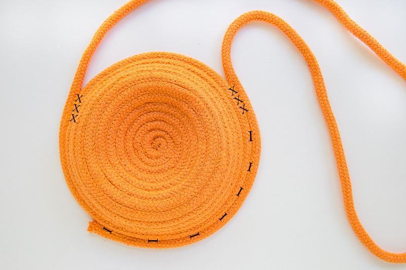 DIY Sommertasche aus einem Seil selber nähen